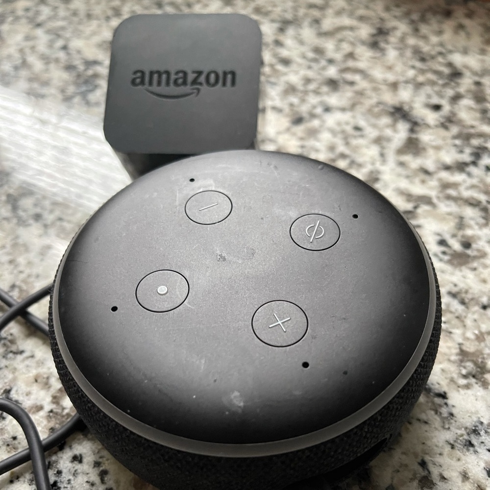 Echo Alexa. Practically new only used twice.